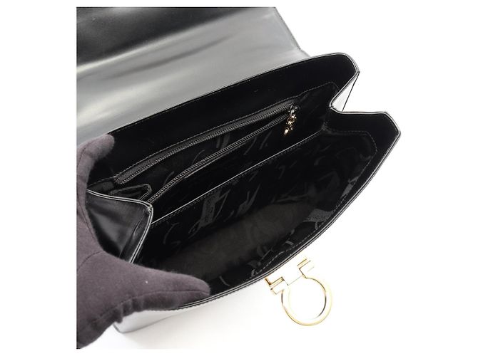 Borsa a mano 2-Way Gancini Salvatore Ferragamo Nero - vista 3