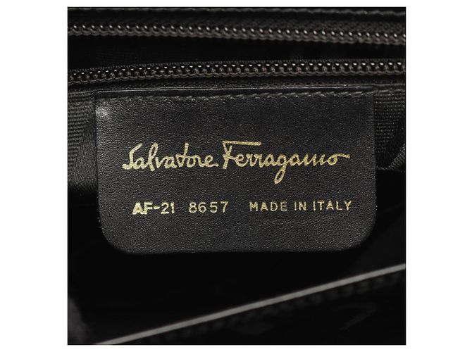 Borsa a mano 2-Way Gancini Salvatore Ferragamo Nero - vista 4
