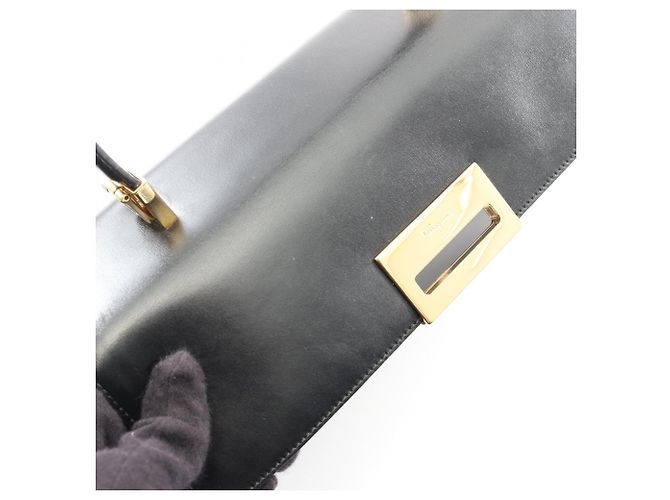 Borsa a mano 2-Way Gancini Salvatore Ferragamo Nero - vista 6