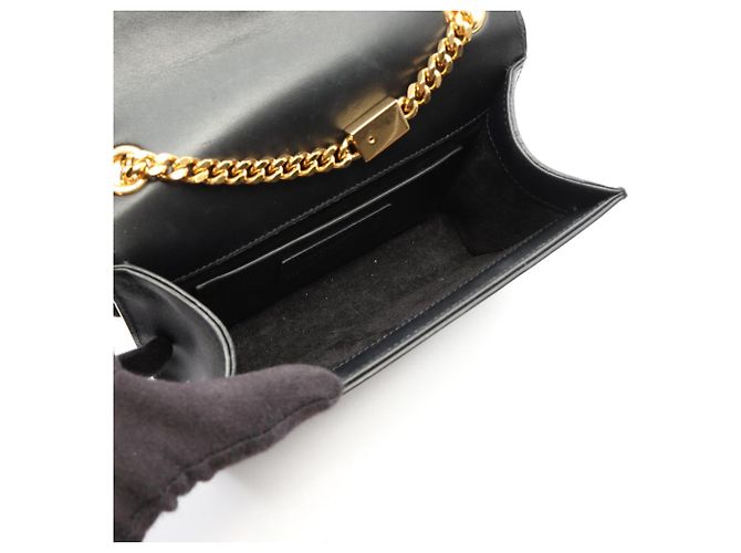 Borsa a tracolla Yves Saint Laurent Paris Kate Monogram Nero - vista 3