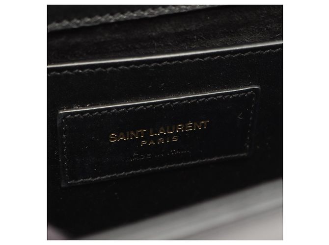 Borsa a tracolla Yves Saint Laurent Paris Kate Monogram Nero - vista 4