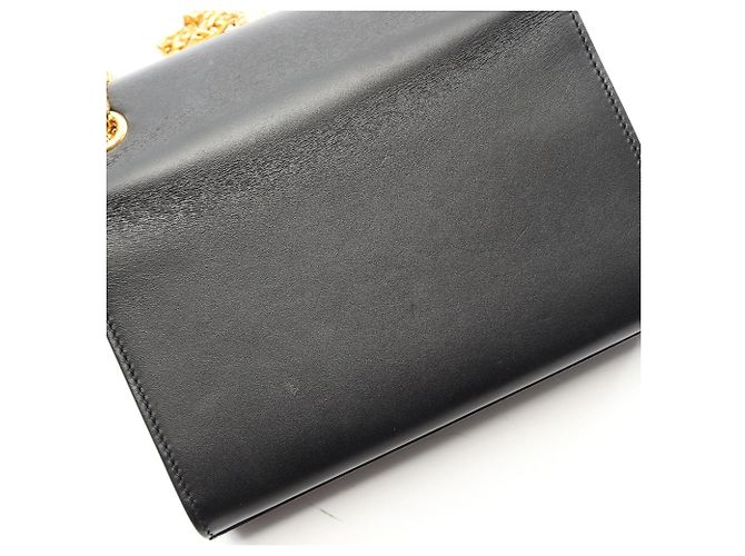 Borsa a tracolla Yves Saint Laurent Paris Kate Monogram Nero - vista 7
