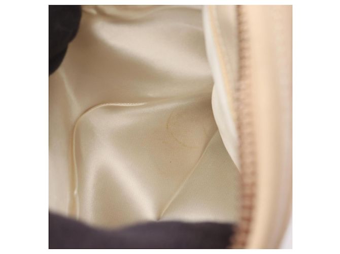 Borsa a Spalla Chanel Coco Mark Diamond Stitch Beige - vista 6