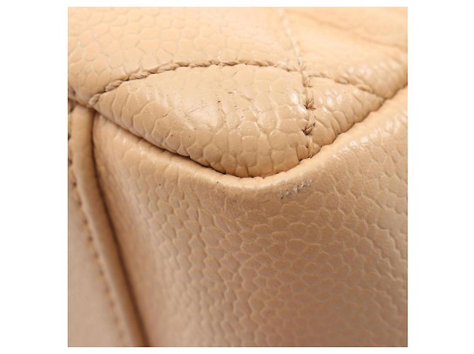 Borsa Tote Chanel Matelassé Grand Shopping Beige - vista 6