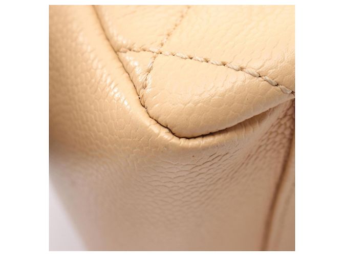 Borsa Tote Chanel Matelassé Grand Shopping Beige - vista 7