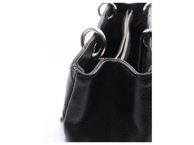 Borsa Tote Chanel Matelassé Grand Shopping Nero - vista 11