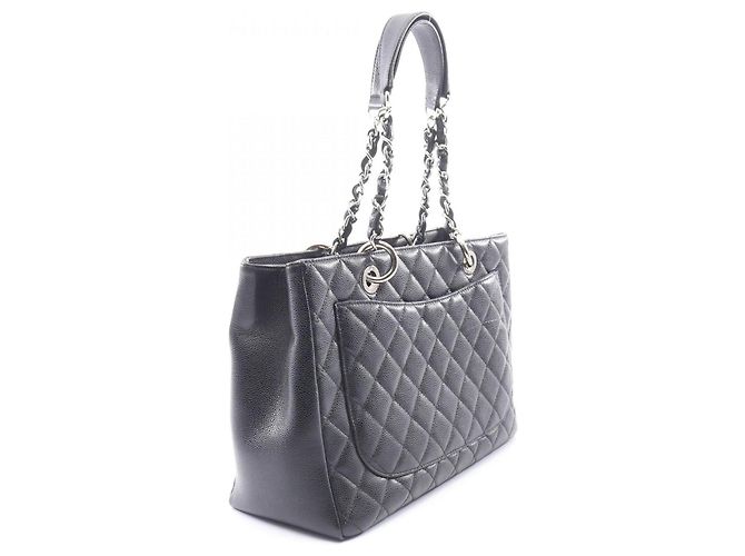 Borsa Tote Chanel Matelassé Grand Shopping Nero - vista 2