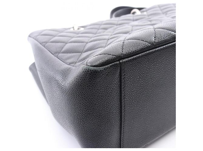 Borsa Tote Chanel Matelassé Grand Shopping Nero - vista 6