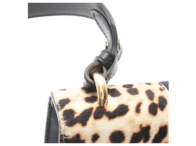Borsa a tracolla 2 vie Gucci Sylvie Small Web Line Nero Multicolore Beige - vista 6