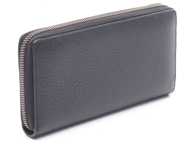 Cartera larga de cuero negro Gucci - vista 2