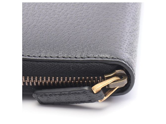 Cartera larga de cuero negro Gucci - vista 5