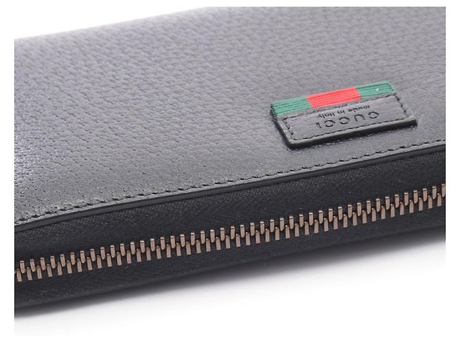 Cartera larga de cuero negro Gucci - vista 7
