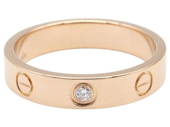 Bague Mini Love Cartier Doré - vue 2