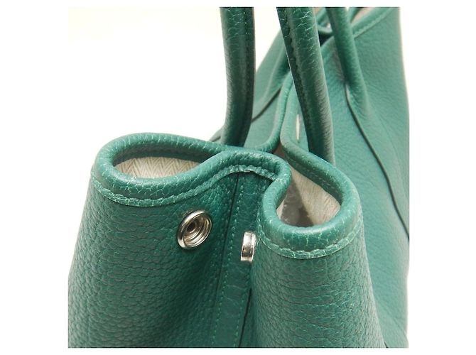 Borsa Hermès Garden Party Verde - vista 12