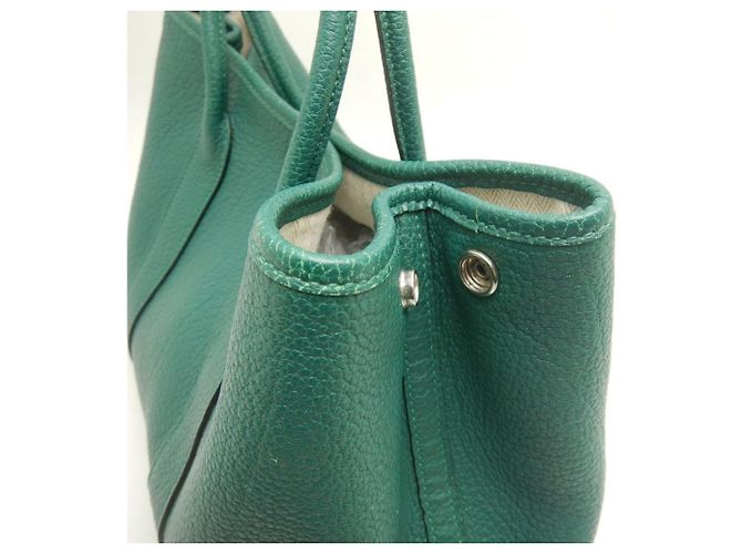 Borsa Hermès Garden Party Verde - vista 13