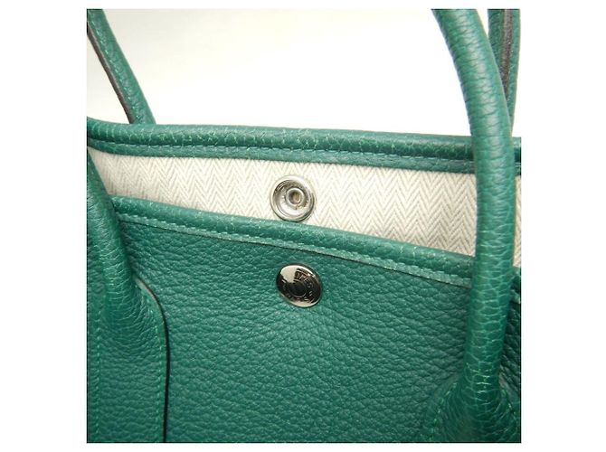 Borsa Hermès Garden Party Verde - vista 14