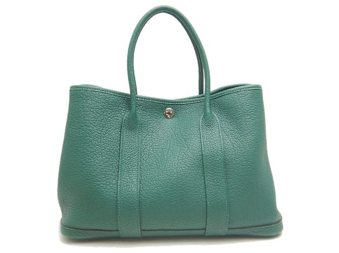Borsa Hermès Garden Party Verde - vista 2