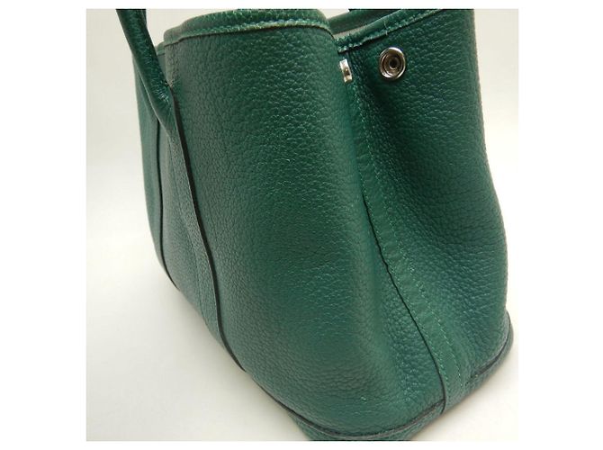 Borsa Hermès Garden Party Verde - vista 9