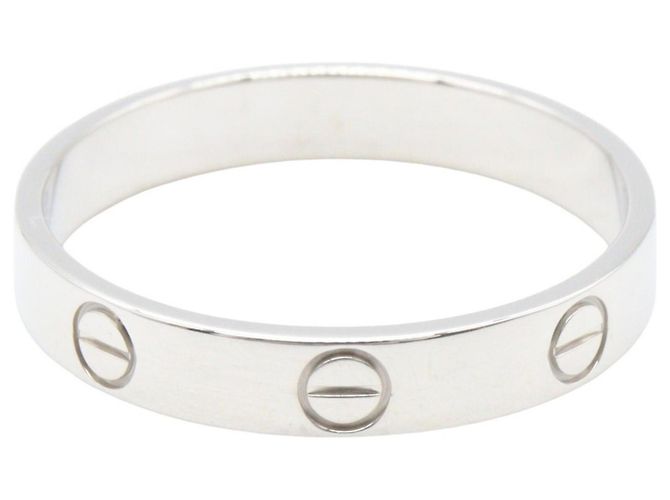 Cartier Mini Love Ring aus 18K Weißgold Silber - Ansicht 2