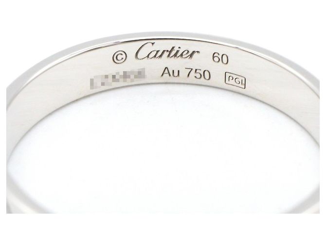 Cartier Mini Love Ring aus 18K Weißgold Silber - Ansicht 3