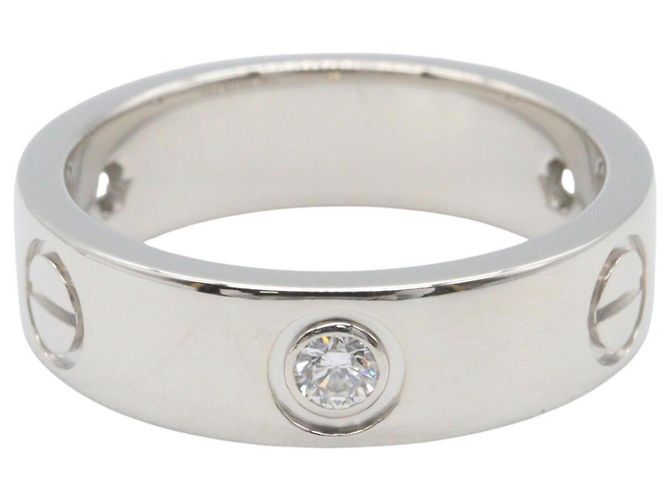 Cartier Love Ring aus 18K Weißgold mit Diamant Silber - Ansicht 2