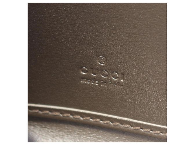 Gucci GG Imprime Round Long Wallet Silber - Ansicht 4