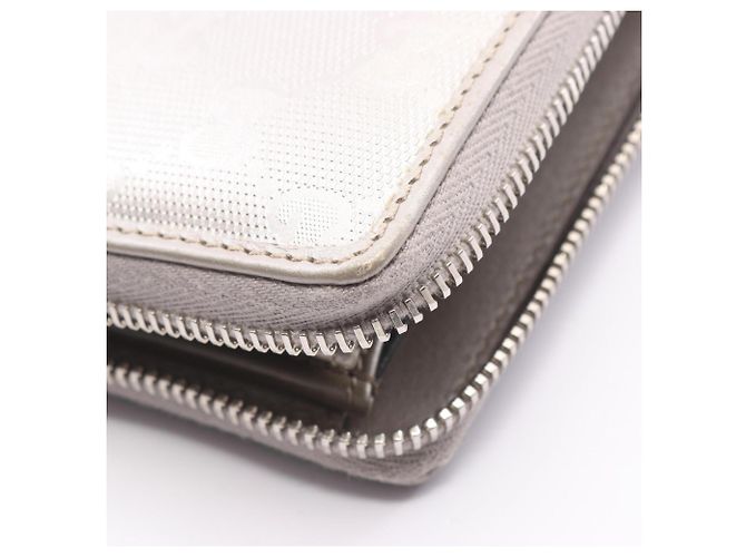 Gucci GG Imprime Round Long Wallet Silber - Ansicht 7
