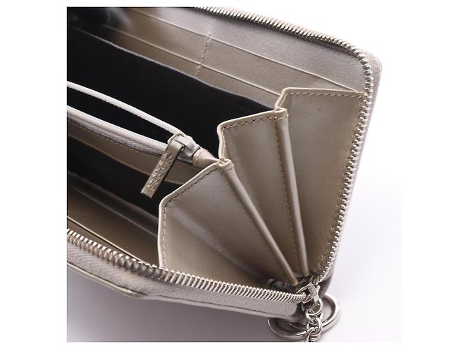 Gucci GG Imprime Round Long Wallet Silber - Ansicht 8
