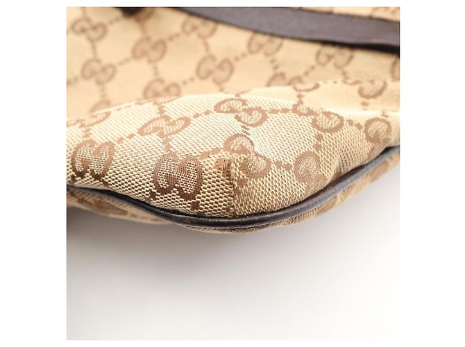 Borsa a tracolla Gucci GG Canvas Sherry Line Marrone Multicolore Beige - vista 6