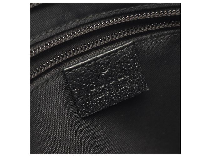 Borsa a tracolla Gucci in tela GG e pelle Nero - vista 4