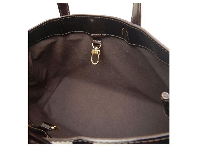 Borsa Louis Vuitton Monogram Vernis Wilshire PM Bordò - vista 19