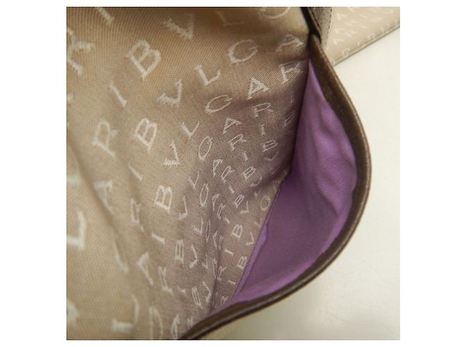 Bulgari Borsa tote Bvlgari Logomania in tela e pelle Marrone - vista 16