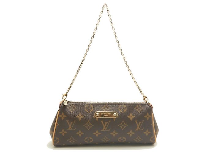 Borsa a Spalla Louis Vuitton Monogram Eva Marrone - vista 2