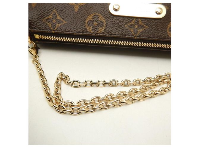 Borsa a Spalla Louis Vuitton Monogram Eva Marrone - vista 3