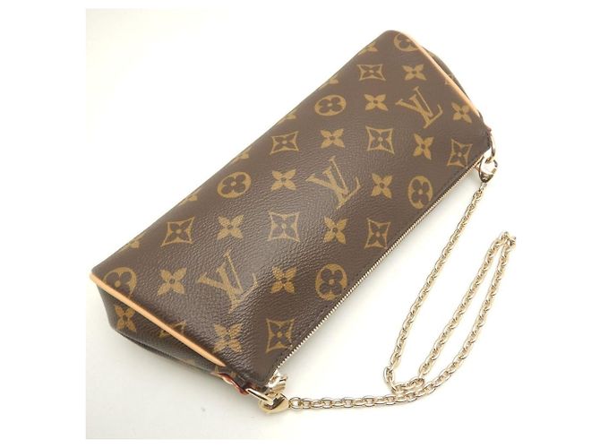 Borsa a Spalla Louis Vuitton Monogram Eva Marrone - vista 5