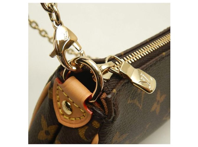 Borsa a Spalla Louis Vuitton Monogram Eva Marrone - vista 9