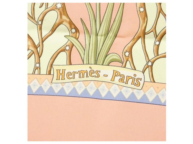Hermès Hermes AXIS MUNAI Seidentuch Pink - Ansicht 2