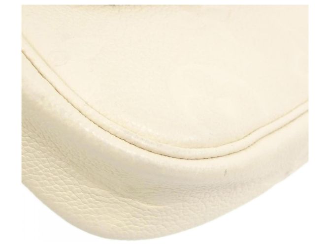Ivy Borsa a tracolla con catena e portafoglio Louis Vuitton Monogram Empreinte Beige - vista 3