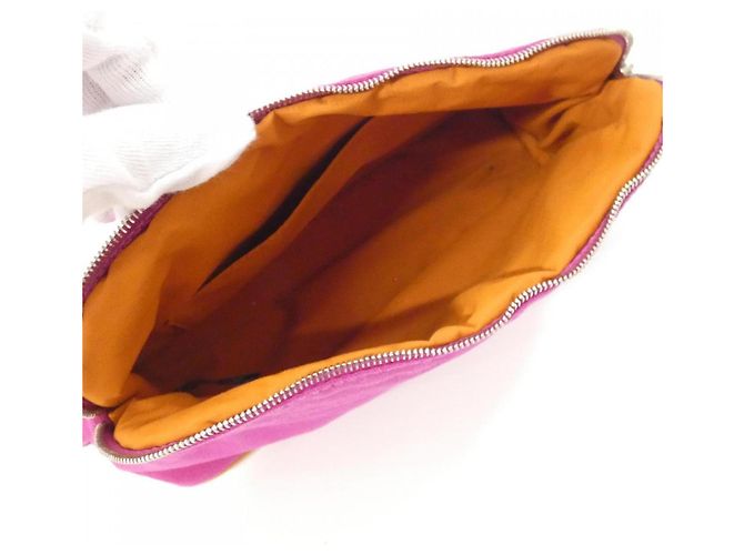 Hermès Pochette borsa Bolide MM Hermes Rosa Fuschia - vista 8