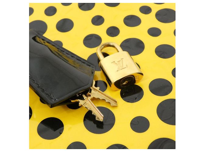 Louis Vuitton Dot Infinity Lockit MM Handtasche Gelb - Ansicht 5
