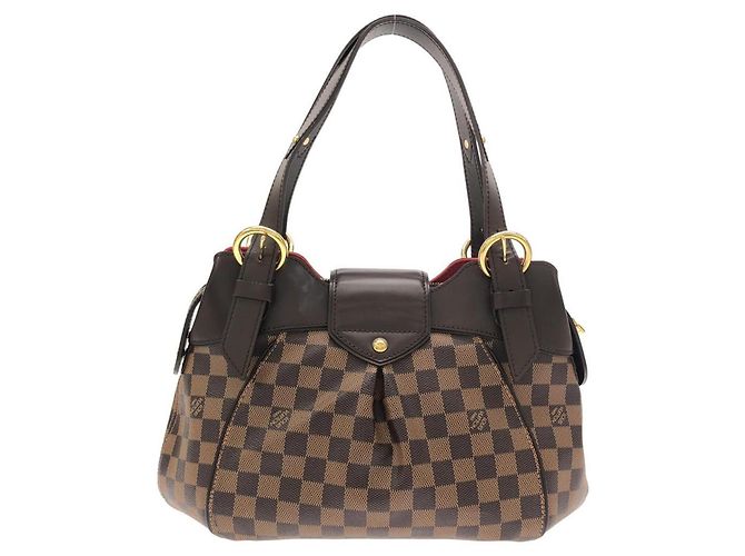 Borsa Louis Vuitton Damier Sistina PM Marrone - vista 2