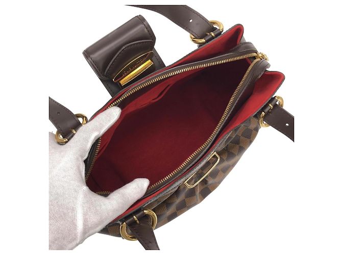 Borsa Louis Vuitton Damier Sistina PM Marrone - vista 8