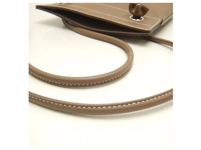 Hermès Hermes Aline Mini Schultertasche Taupe - Ansicht 12