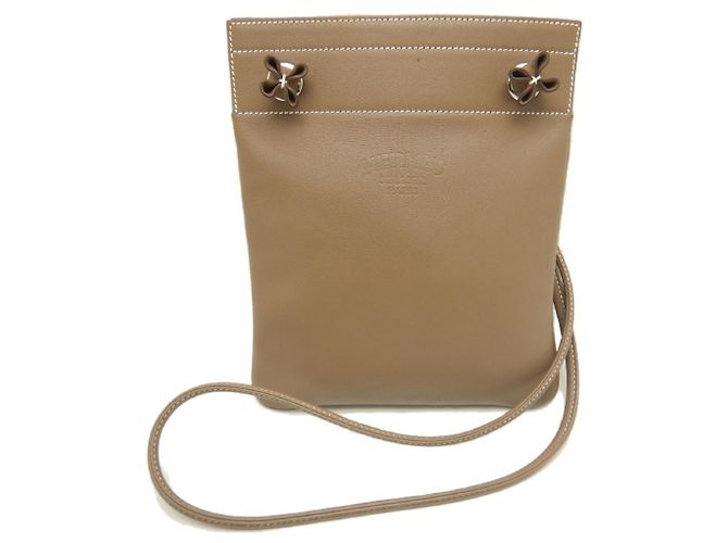 Hermès Hermes Aline Mini Schultertasche Taupe - Ansicht 2