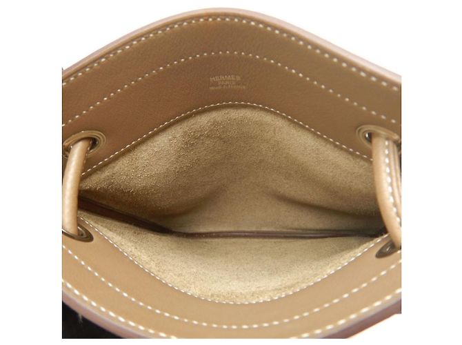 Hermès Hermes Aline Mini Schultertasche Taupe - Ansicht 5
