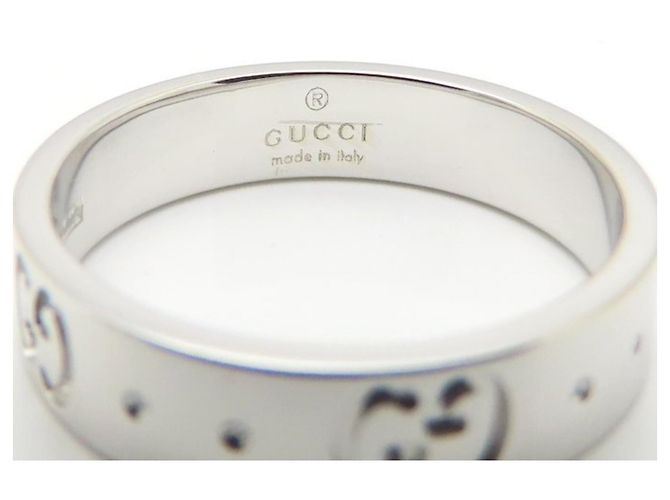 GUCCI Icon Band Ring aus 18K Weißgold - Ansicht 7