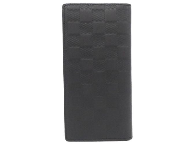 Louis Vuitton Damier Infini Portefeuille Brazza Wallet Nero - vista 2