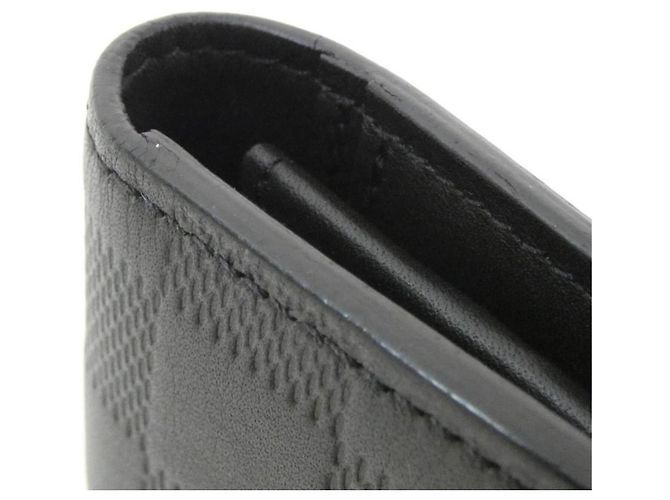 Louis Vuitton Damier Infini Portefeuille Brazza Wallet Nero - vista 3