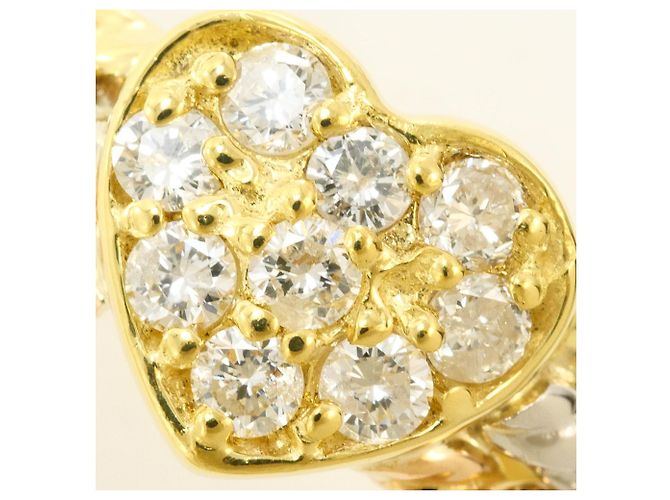 Autre Marque Eleganter Diamantring Golden - Ansicht 2