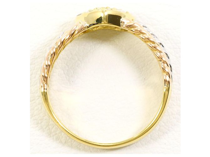 Autre Marque Eleganter Diamantring Golden - Ansicht 3